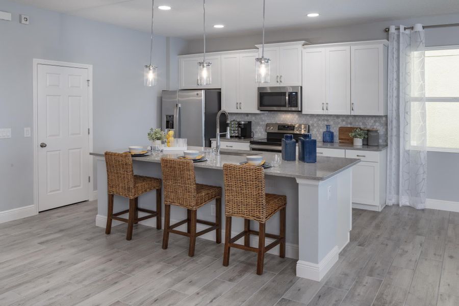 Kitchen - Miles at Brack Ranch in St. Cloud, FL by Landsea Homes