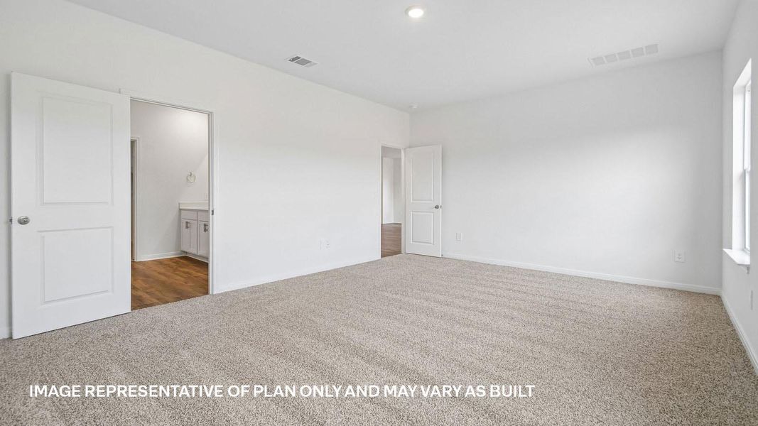 Spacious, unfurnished interior of a new home in Prairie Lakes, Buda (Image 24).