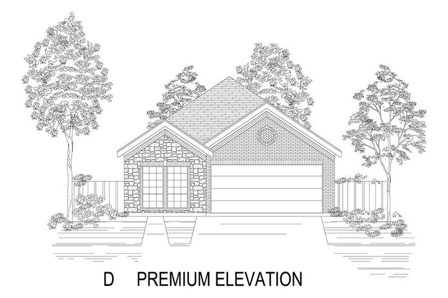 Representative rendering of the exterior for the Cooke F by First Texas Homes (Image 5). Representative rendering of the exterior for the Cooke F by First Texas Homes (Image 5).