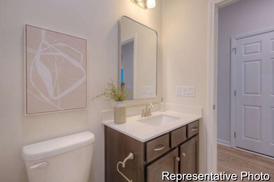 Furnished interior view inside a new home in Copper Ridge at Flowers Plantation, Clayton (Image 27).