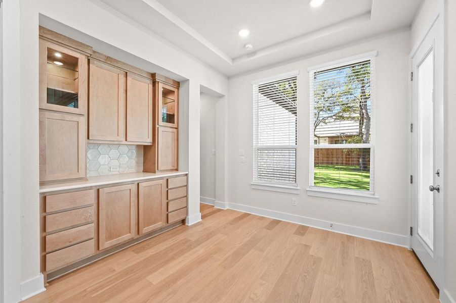 Furnished interior view inside a new home in 6 Creeks at Waterridge: 70ft. lots, Kyle (Image 9).