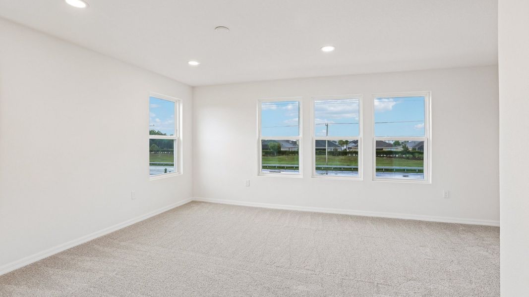 Furnished interior view inside a new home in Twin Oaks, Zephyrhills (Image 31).