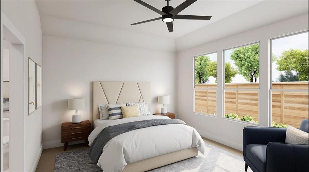 Furnished interior view inside a new home in Treeline, Justin (Image 3).