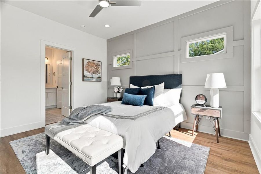 Furnished interior view inside a new home in , Dahlonega (Image 8).