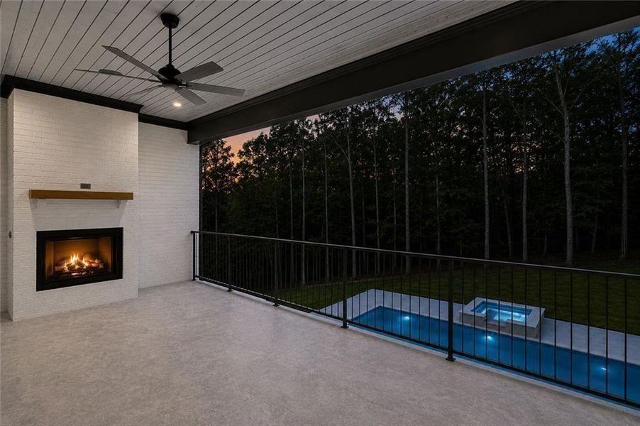 Exterior details and patio area of a home in , Alpharetta (Image 4).