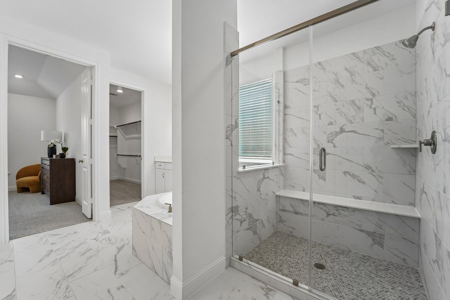 Furnished interior view inside a new home in ARTAVIA, Conroe (Image 12).