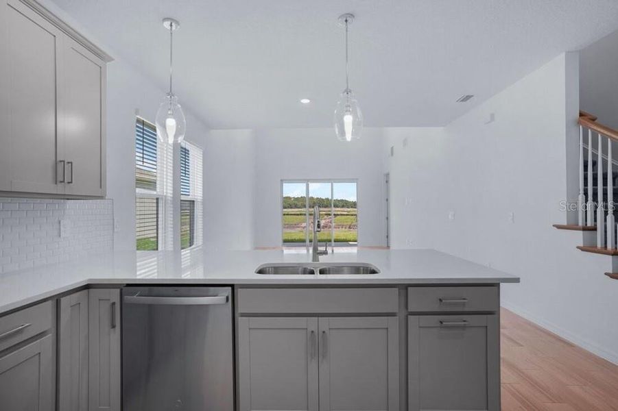 Furnished interior view inside a new home in Indigo Creek, Apollo Beach (Image 9).