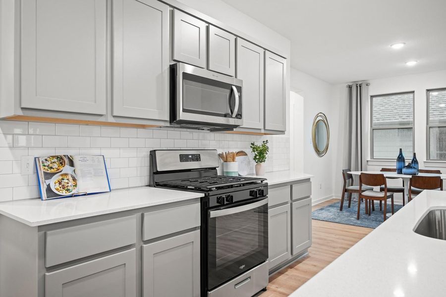 Furnished interior view inside a new home in Trinity Ranch, Elgin (Image 25).