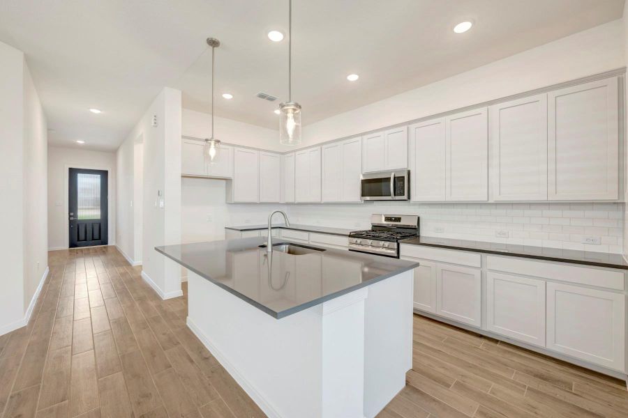 Furnished interior view inside a new home in Austin Point, Richmond (Image 9).