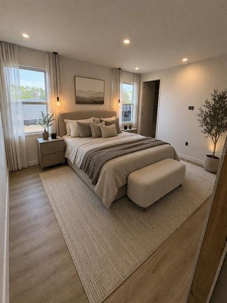 Furnished interior view inside a new home in , Orlando (Image 5).