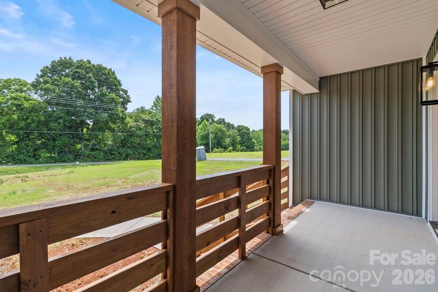 Exterior details and patio area of a home in , Lincolnton (Image 25).