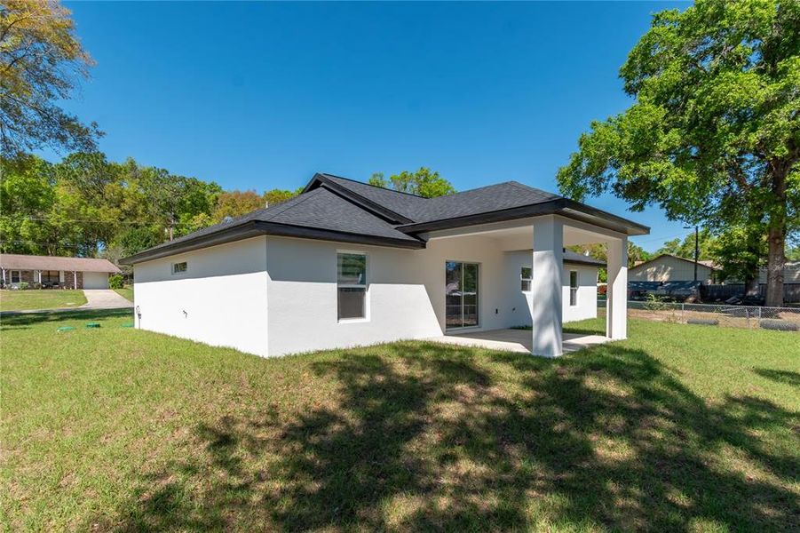 Exterior details and patio area of a home in , Belleview (Image 4). Exterior details and patio area of a home in , Belleview (Image 4).