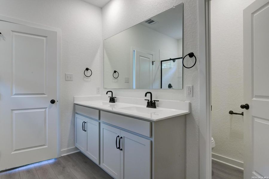 Furnished interior view inside a new home in The Wilder, Adkins (Image 7). Furnished interior view inside a new home in The Wilder, Adkins (Image 7).