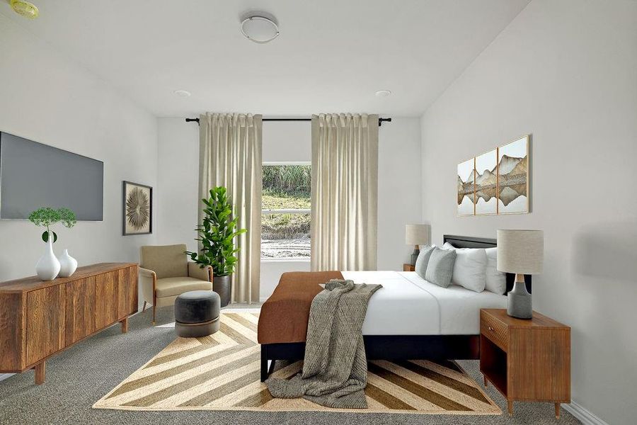 Furnished interior view inside a new home in , Azle (Image 9).