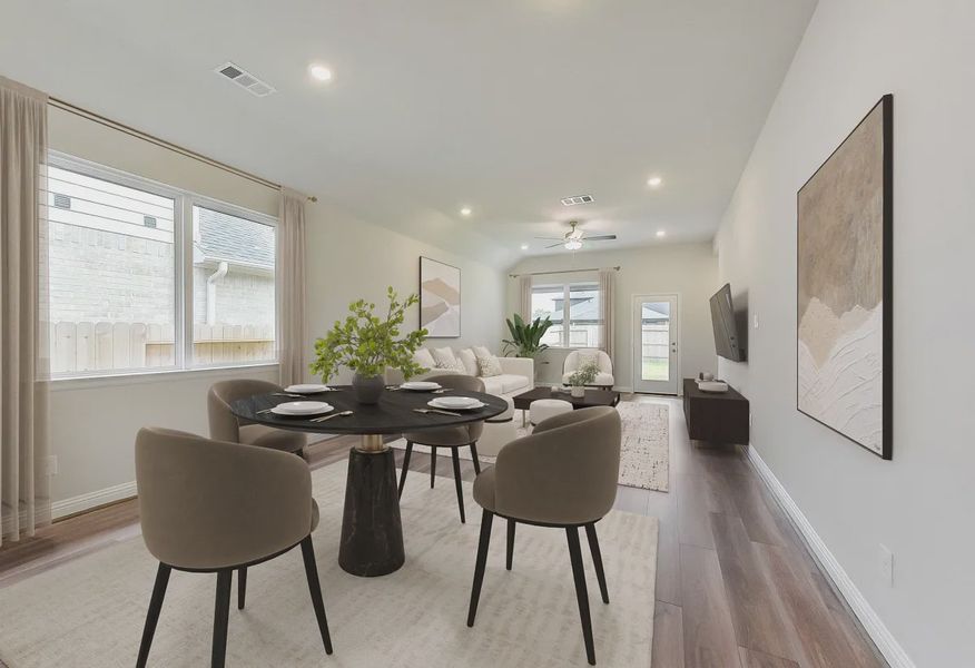 Plan 3019 great room - staged - 7 of 15 Plan 3019 great room - staged - 7 of 15