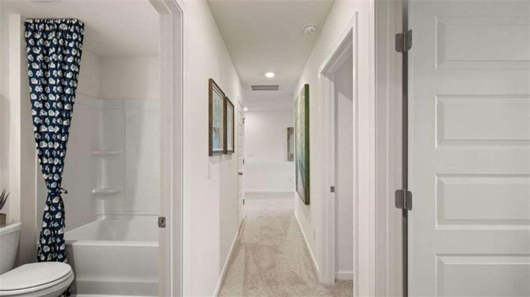 Furnished interior view inside a new home in Poplar Preserve, Newnan (Image 8).