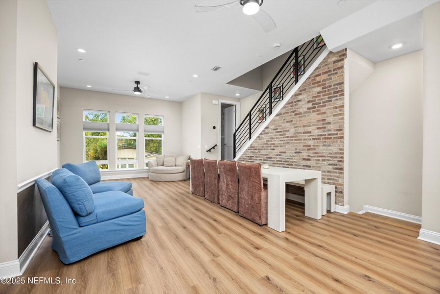 Furnished interior view inside a new home in , Jacksonville (Image 8). Furnished interior view inside a new home in , Jacksonville (Image 8).