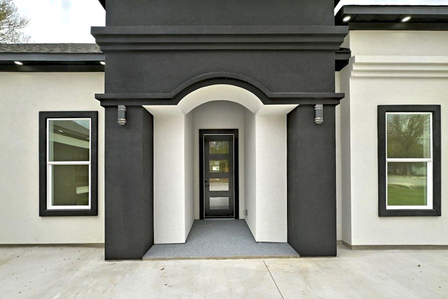 Exterior details and patio area of a home in , Bastrop (Image 28).