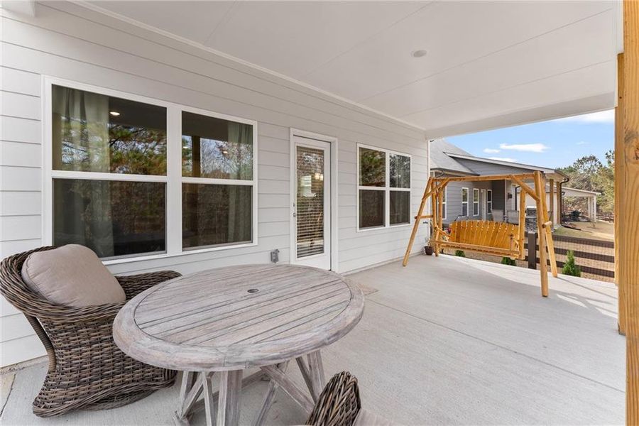 Exterior details and patio area of a home in , Dawsonville (Image 26).