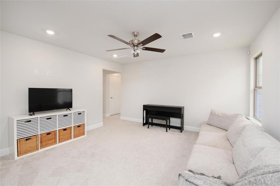 Large enough to accommodate multiple seating and activity zones, this versatile space creates the ideal destination for family fun and entertaining. Large enough to accommodate multiple seating and activity zones, this versatile space creates the ideal destination for family fun and entertaining.