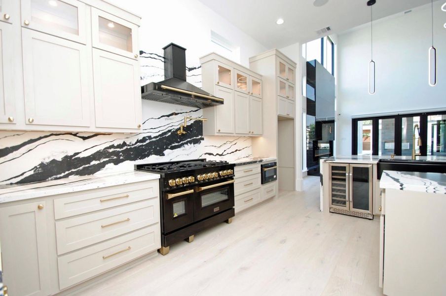 Furnished interior view inside a new home in , Houston (Image 9).