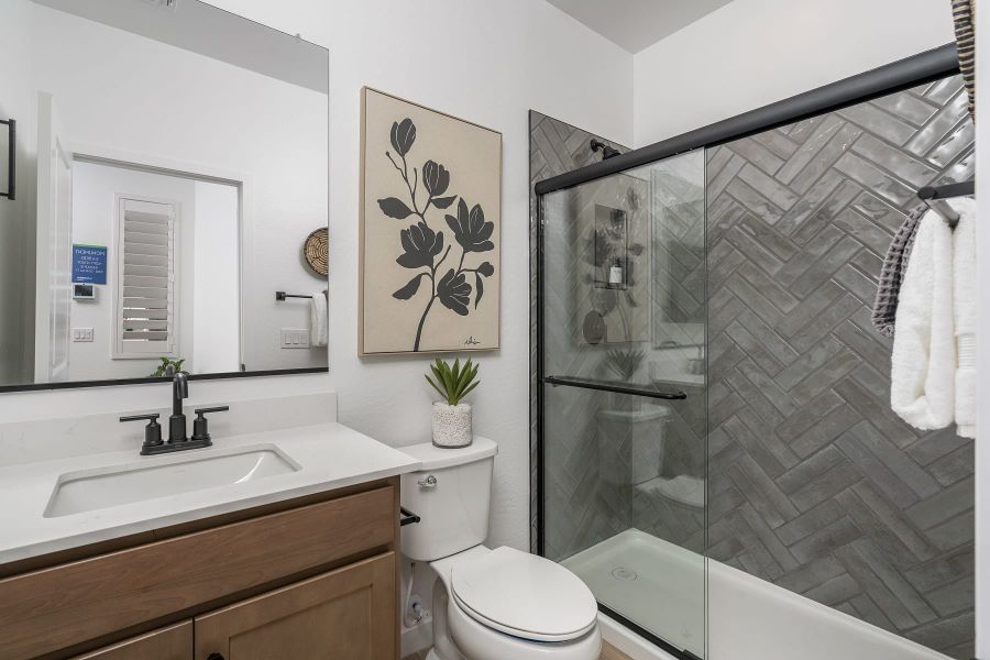 Downstairs Bathroom | Monument | Wildera – Valley Series | New Homes in San Tan Valley, AZ | Landsea Homes