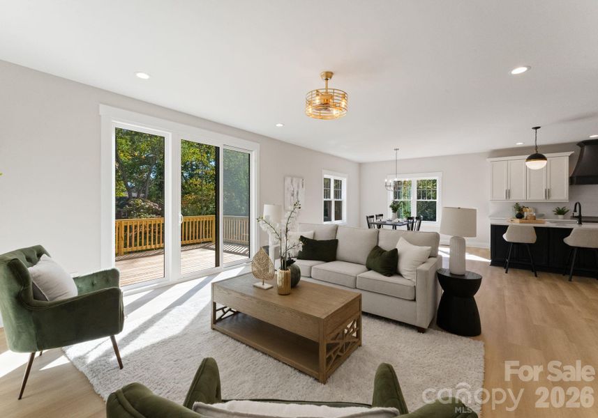 Furnished interior view inside a new home in , Mooresville (Image 18).