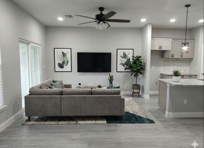 Furnished interior view inside a new home in , Apopka (Image 6). Furnished interior view inside a new home in , Apopka (Image 6).