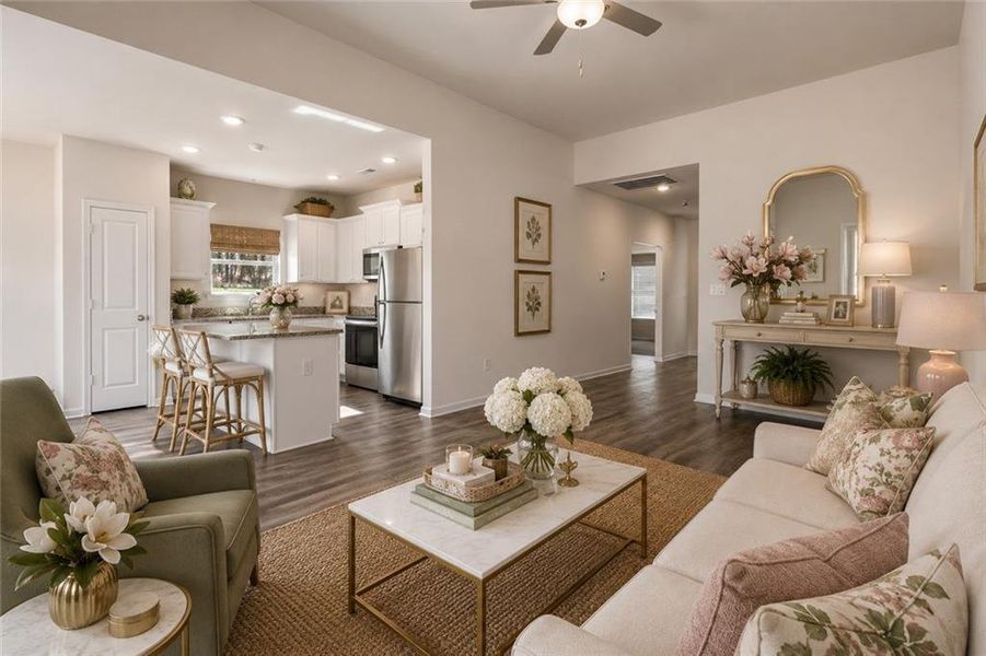 Furnished interior view inside a new home in , Jefferson (Image 6).
