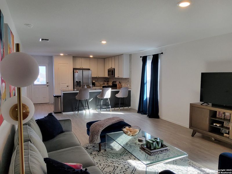 Furnished interior view inside a new home in , Converse (Image 10). Furnished interior view inside a new home in , Converse (Image 10).