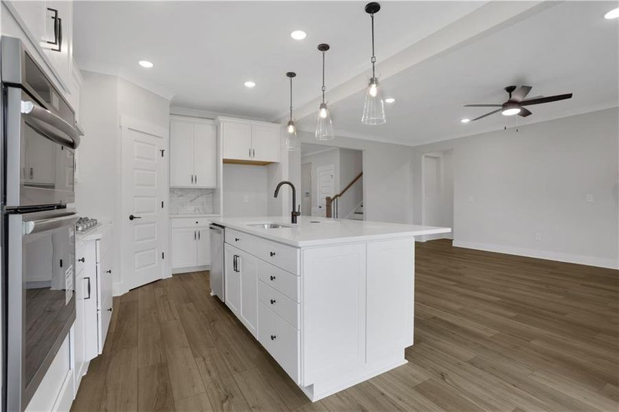 Furnished interior view inside a new home in Twin Lakes, Hoschton (Image 10).