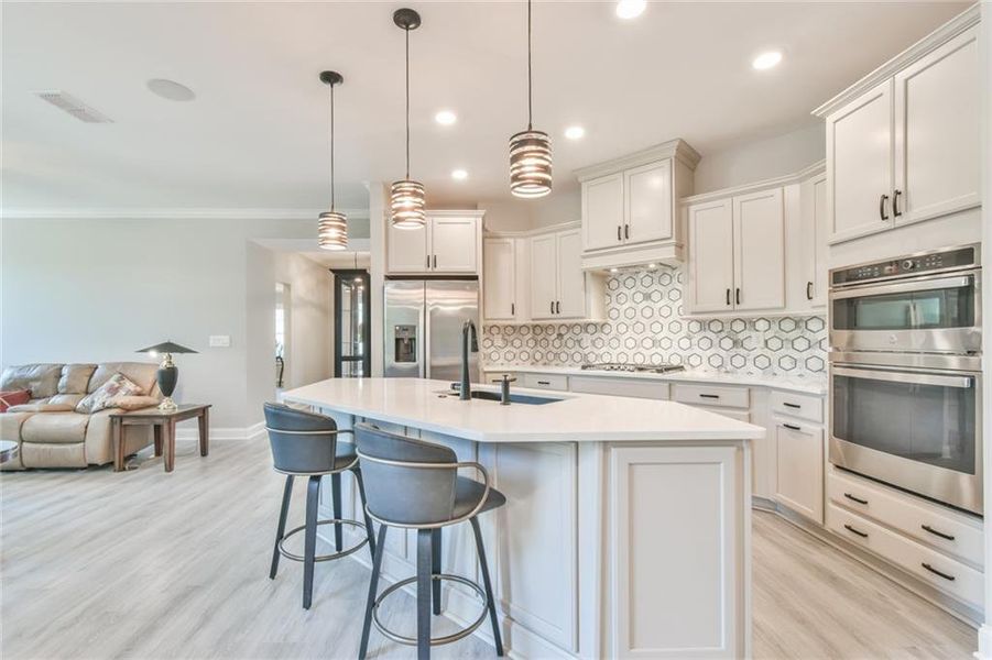 Furnished interior view inside a new home in , Dacula (Image 37).