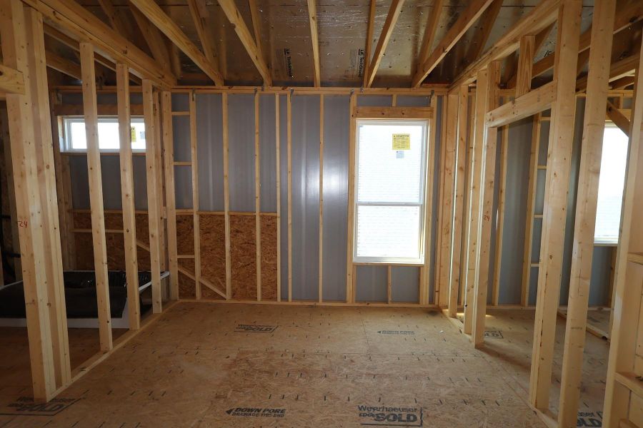 In-progress construction of a new home in Dunham Pointe, Cypress, TX (Image 21).