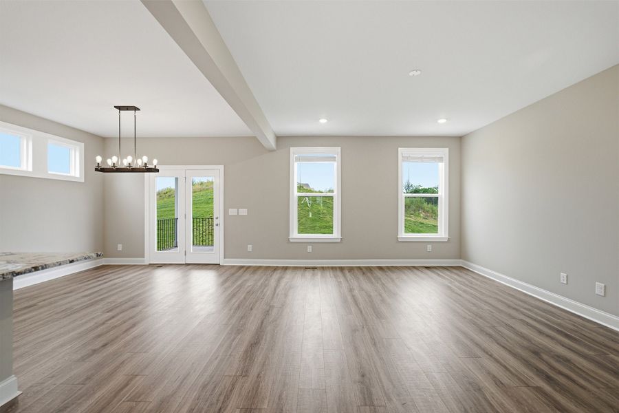 Spacious, unfurnished interior of a new home in The Retreat at Norman Farm, Hendersonville (Image 25).