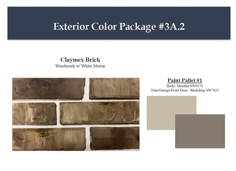 Sample of building materials used in homes in Laurel Landing, Alvin (Image 2). Sample of building materials used in homes in Laurel Landing, Alvin (Image 2).