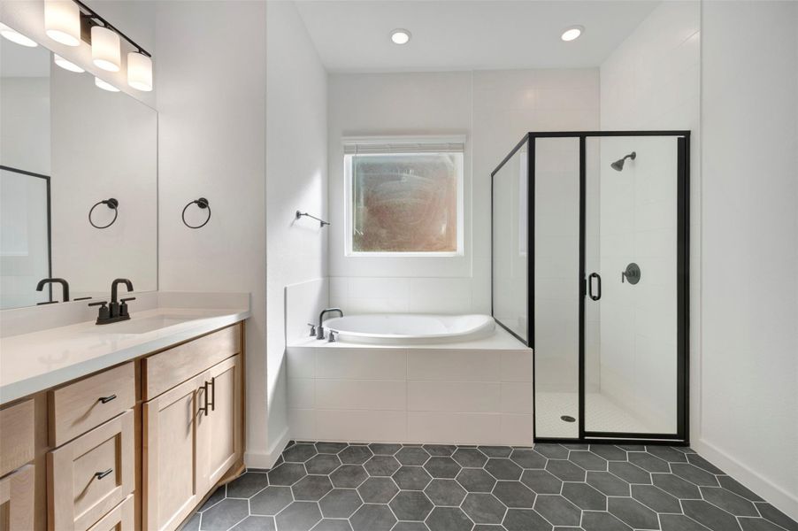 Furnished interior view inside a new home in Heritage, Dripping Springs (Image 12).