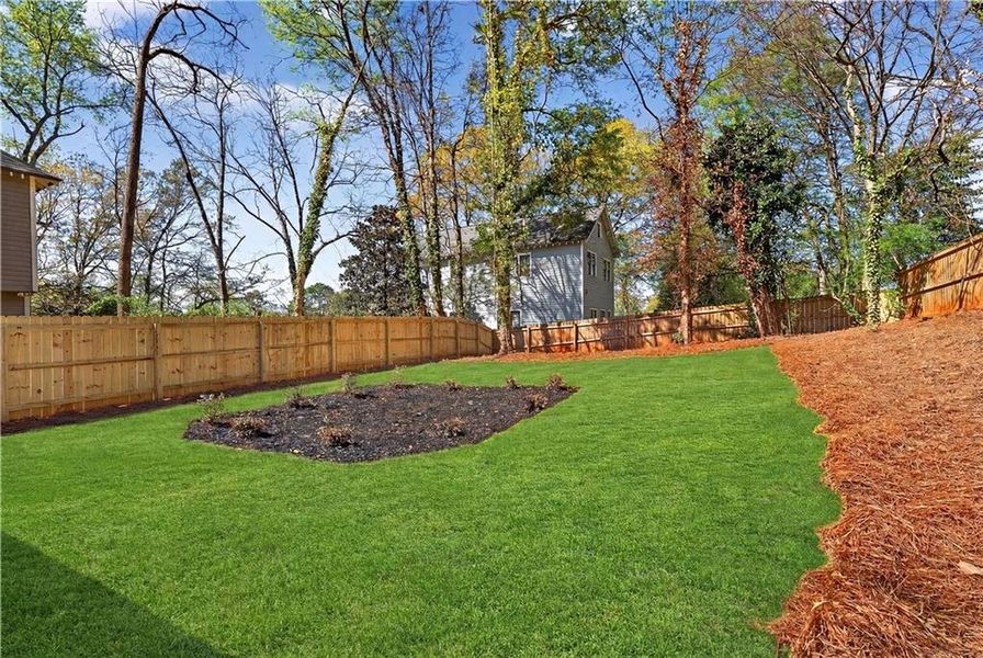 Exterior details and patio area of a home in , Atlanta (Image 31).