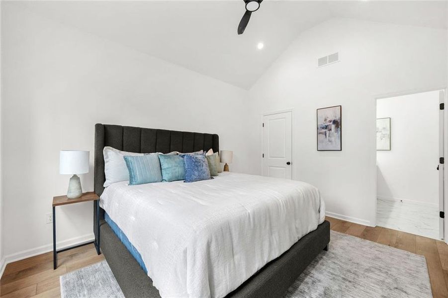 Furnished interior view inside a new home in , Atlanta (Image 18).