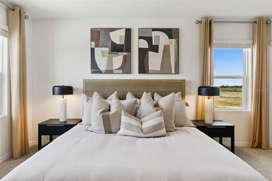 Furnished interior view inside a new home in Danbury at Ridgewood Lakes, Davenport (Image 12). Furnished interior view inside a new home in Danbury at Ridgewood Lakes, Davenport (Image 12).