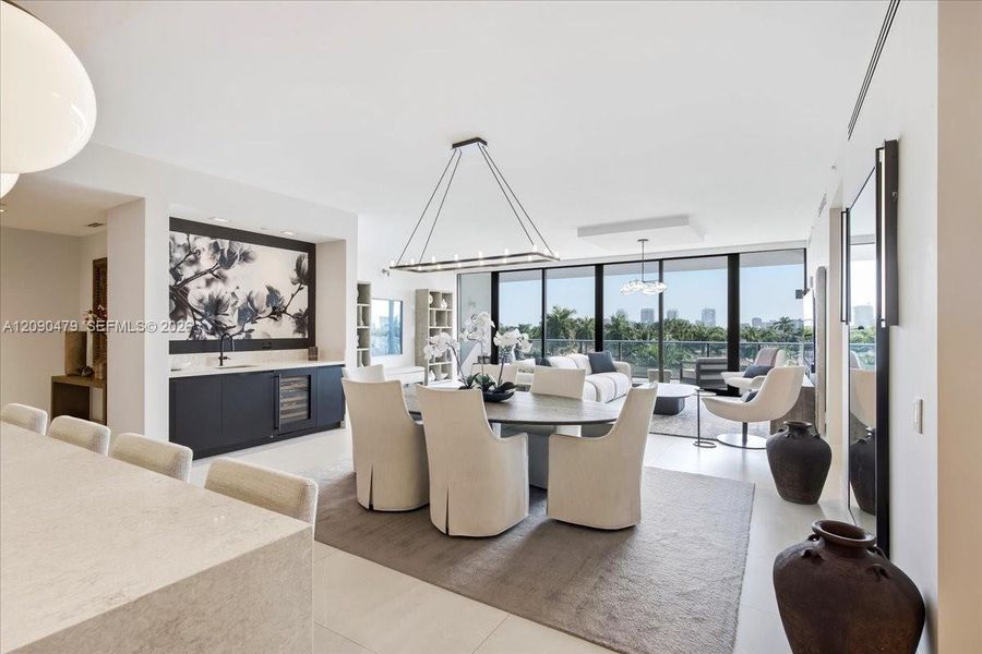 Furnished interior view inside a new home in , Fort Lauderdale (Image 37).