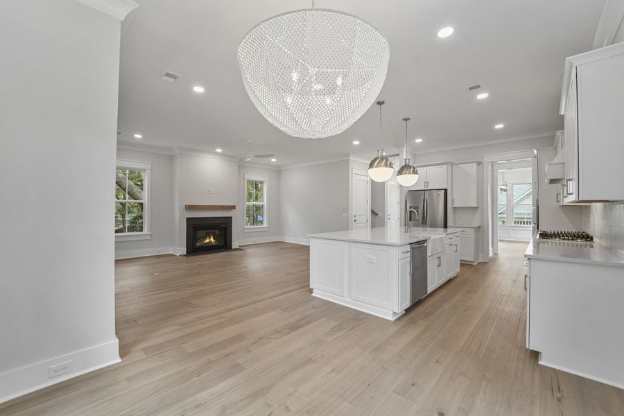 Furnished interior view inside a new home in , Johns Island (Image 42).