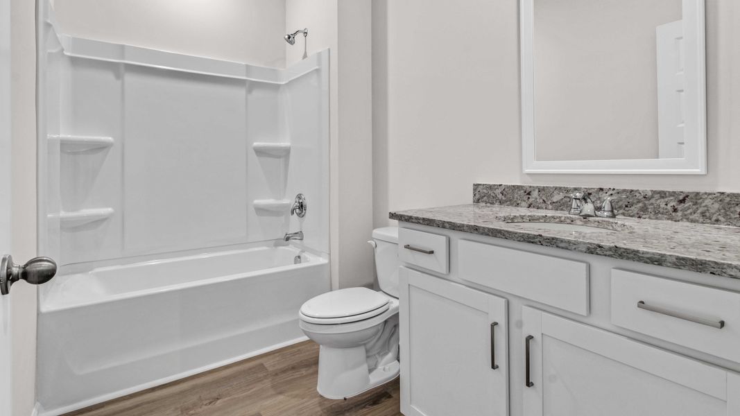 Representative furnished interior of a home built from the Plan by D.R. Horton in Hedge Rose, Somerville (Image 7).