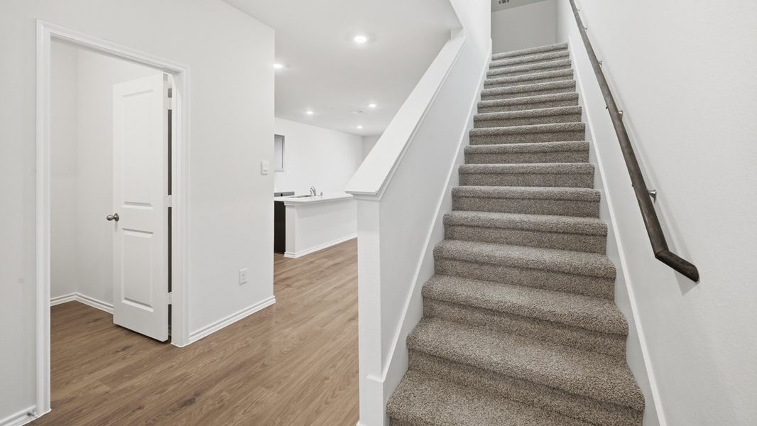 Representative unfurnished interior of a home built from the Adeline by D.R. Horton in Arbor Trails South, Princeton (Image 11).