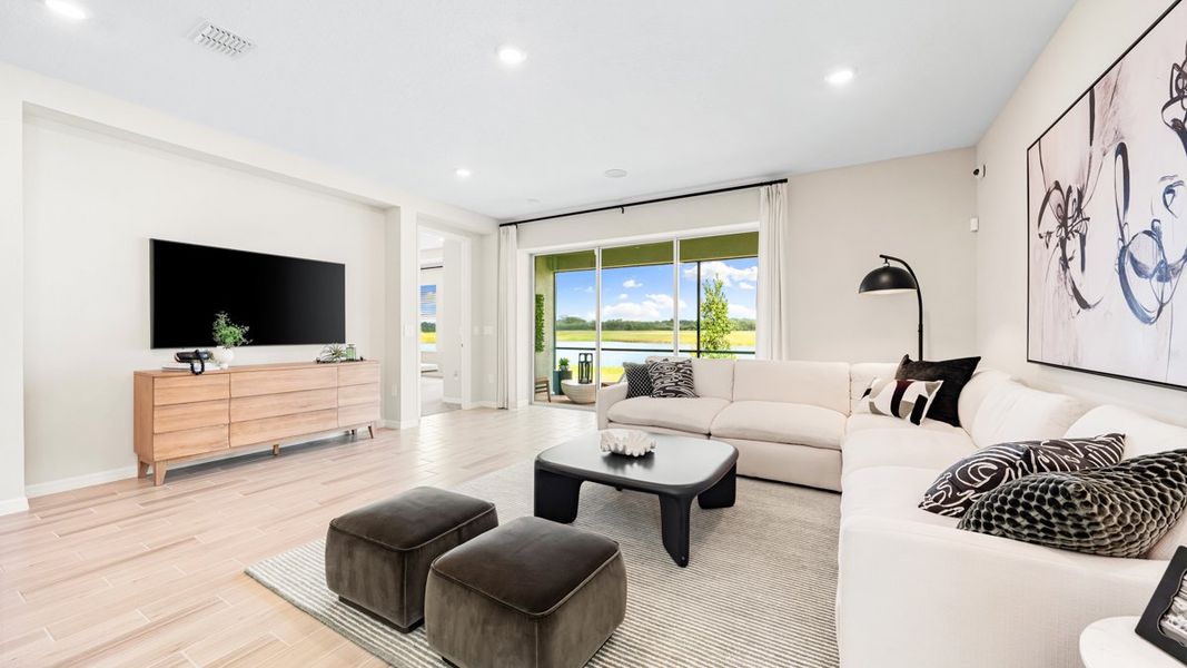 Furnished interior view inside a new home in Firethorn, Parrish (Image 14).