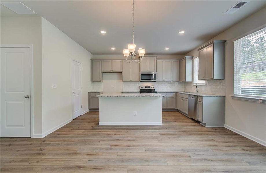 Furnished interior view inside a new home in Kingsmere Estates, Loganville (Image 3).