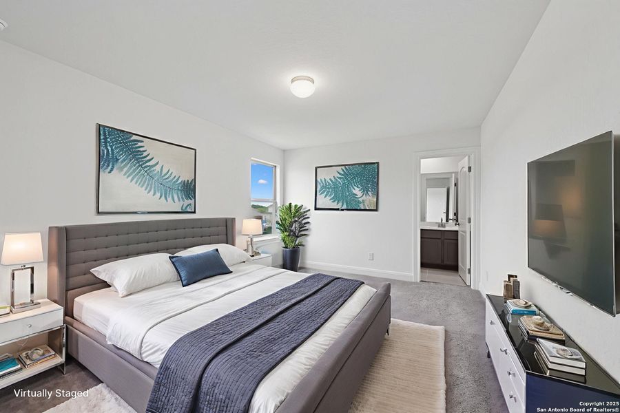 Furnished interior view inside a new home in Everly Estates, San Antonio (Image 9). Furnished interior view inside a new home in Everly Estates, San Antonio (Image 9).