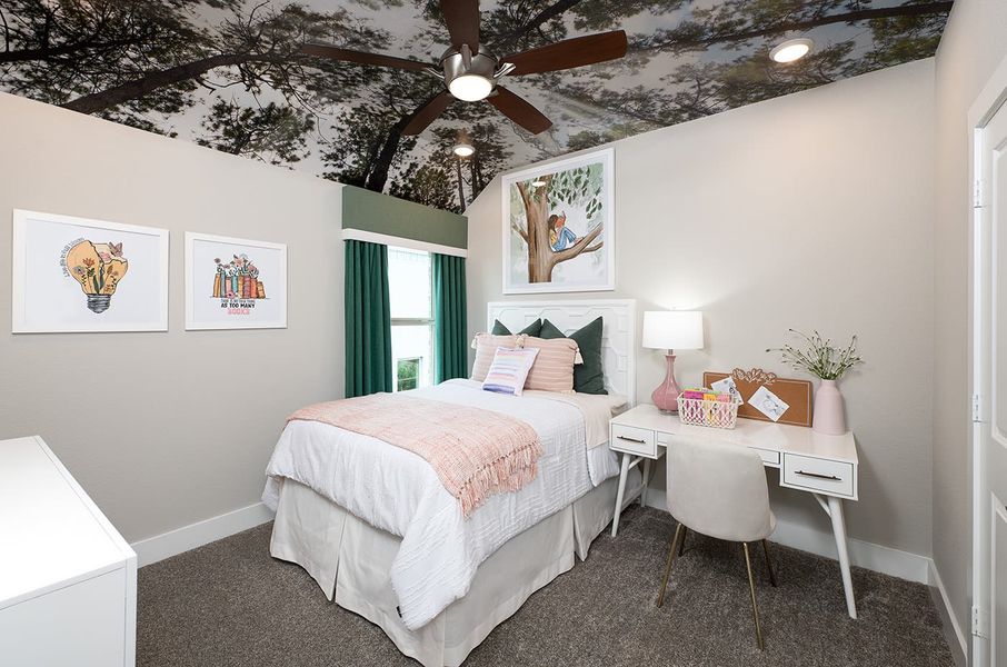 Representative furnished interior of a home built from the Ivy by Tri Pointe Homes in Bridgewater, Midlothian (Image 5).