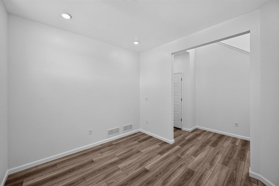 Spacious, unfurnished interior of a new home in Farmlore, Brighton (Image 15). Spacious, unfurnished interior of a new home in Farmlore, Brighton (Image 15).