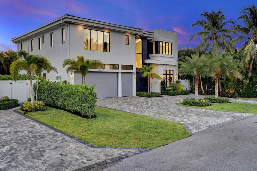 Front exterior of a new home in , Boca Raton, FL, highlighting curb appeal (Image 22).