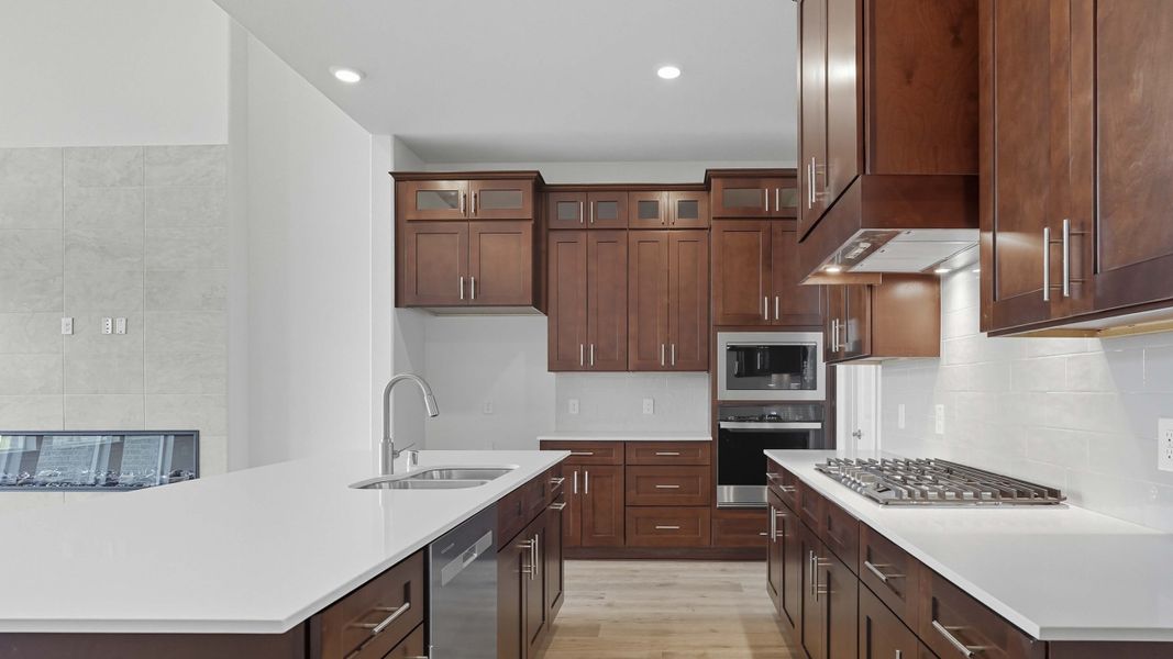 Furnished interior view inside a new home in Peachtree Meadows, Rockwall (Image 5).